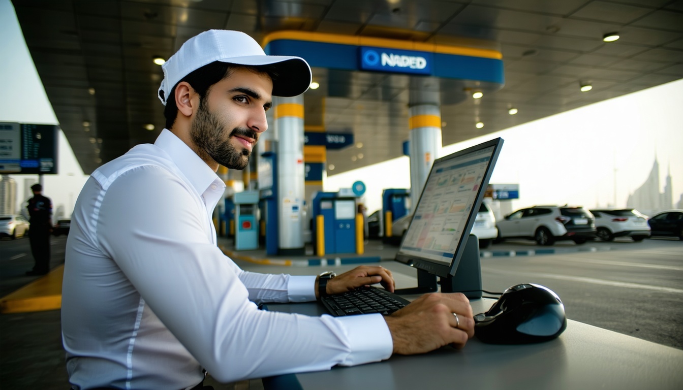 Customer managing toll account online in Dubai