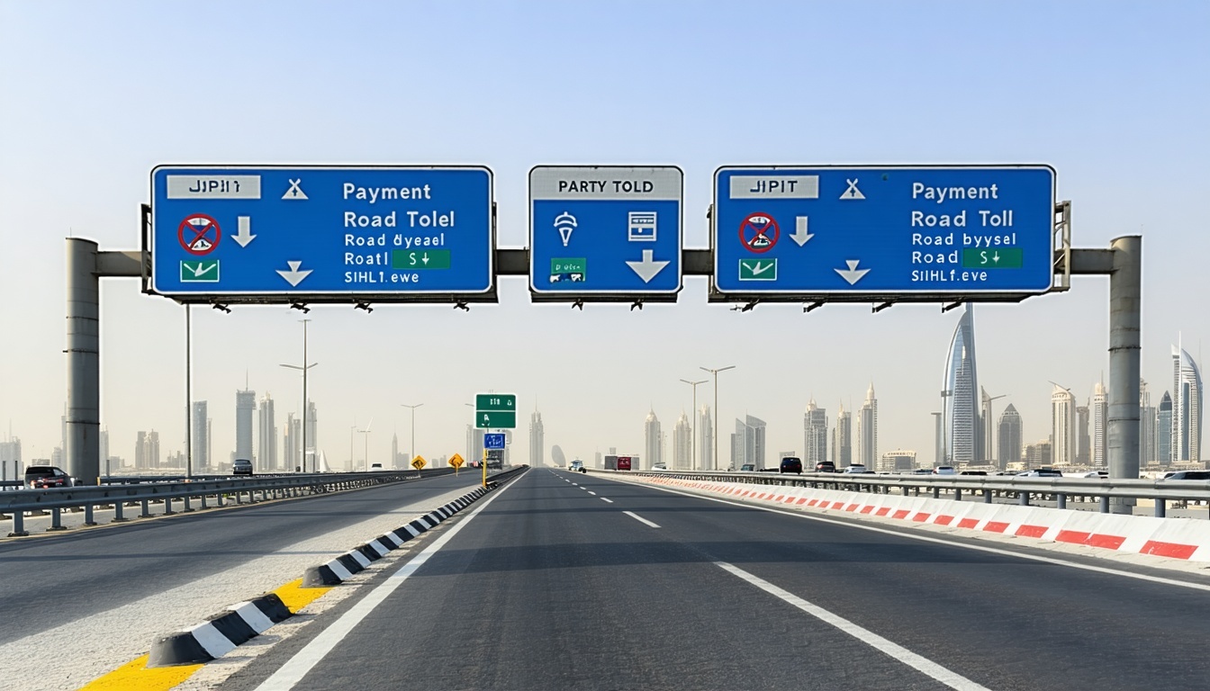 Seamless road toll payment system in Dubai